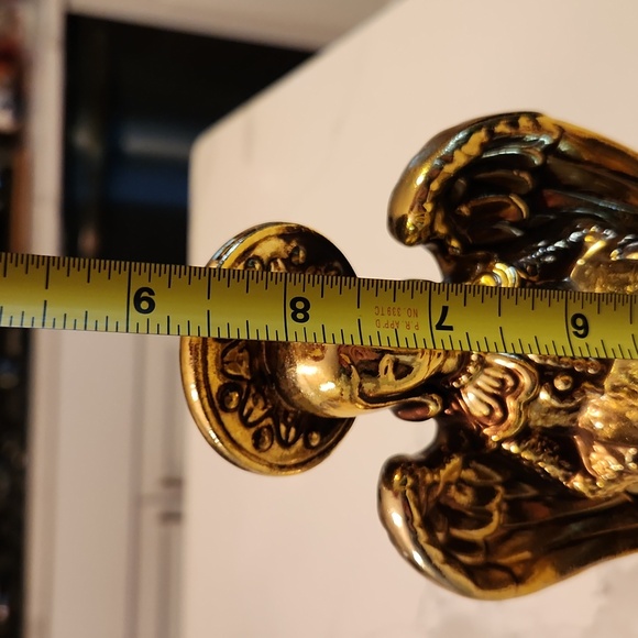 Napco Gold Angel Holder Japan National Potteries 7652 - Picture 8 of 9